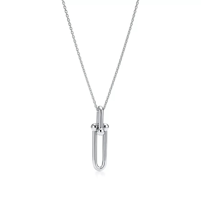  Tiffany HardWear Small Elongated Link Pendant in Sterling Silver