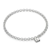 Tiffany & Co. 1837 lock necklace 16" Sterling Silver