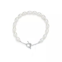 Elsa Peretti® Open Heart Pearl Bracelet 7.25"