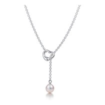 Elsa Peretti Open Heart Lariat Pendant