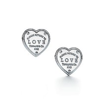 "Return to Tiffany" LOVE Heart Tag Earrings