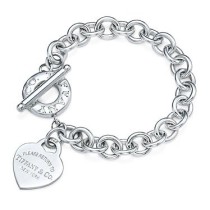 "Return to Tiffany" Heart Tag Toggle Link Lifesaver Bracelet (Default)
