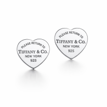 "Return to Tiffany" Heart Tag Earrings