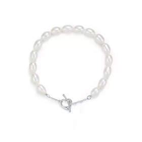 Elsa Peretti® Open Heart Pearl Bracelet 7.25"