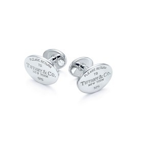 "Return to Tiffany" Oval Cuff Links