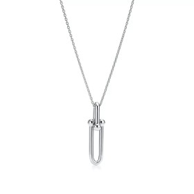  Tiffany HardWear Small Elongated Link Pendant in Sterling Silver