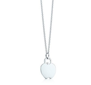 Tiffany Apple Tag Pendant on an 16" chain