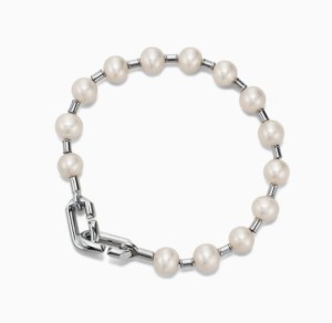 Tiffany HardWear Pearl Bracelet in Silver
