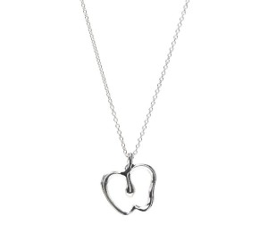 Elsa Peretti Open Apple Pendant on a 16'' chain