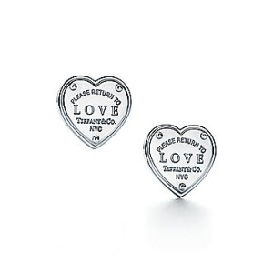 "Return to Tiffany" LOVE Heart Tag Earrings