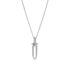  Tiffany HardWear Small Elongated Link Pendant in Sterling Silver