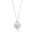 "Return to Tiffany"Heart Tag Pendant in Sterling Silver with a Diamond