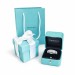Tiffany T Wide Pavé Diamond Ring in White Gold