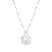 "Return to Tiffany" Medium Round Tag Pendant on a 18" Chain