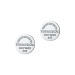 Return to Tiffany™ Circle Stud Earrings in Silver