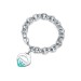Return to Tiffany™ Color Splash Tiffany Blue® Heart Tag Bracelet