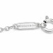 Tiffany T Double Chain Bracelet White Gold AU750