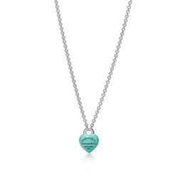 Return to Tiffany® Full Heart Pendant in Sterling Silver with Tiffany Blue®